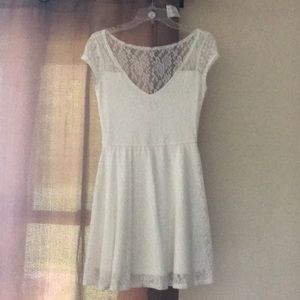 White Lace Hollister Dress
